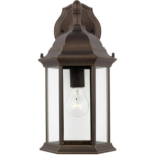 Sevier 1 Light 15.88 inch Antique Bronze Outdoor Wall Lantern, Medium