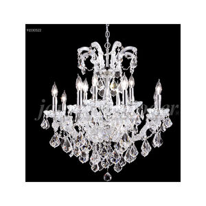 Maria Theresa Grand 12 Light 26 inch Silver Crystal Chandelier Ceiling Light, Grand