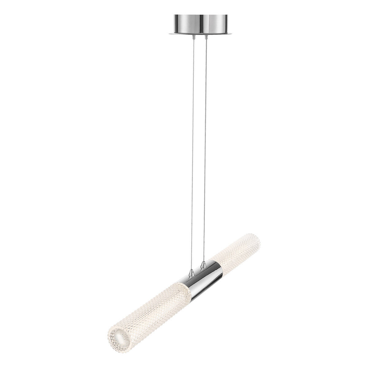 Crossley LED 3 inch Chrome Pendant Ceiling Light