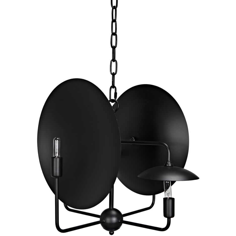 Satellite 4 Light 23 inch Matte Black Pendant Ceiling Light