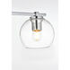Juelz 3 Light 24 inch Chrome Bath Sconce Wall Light