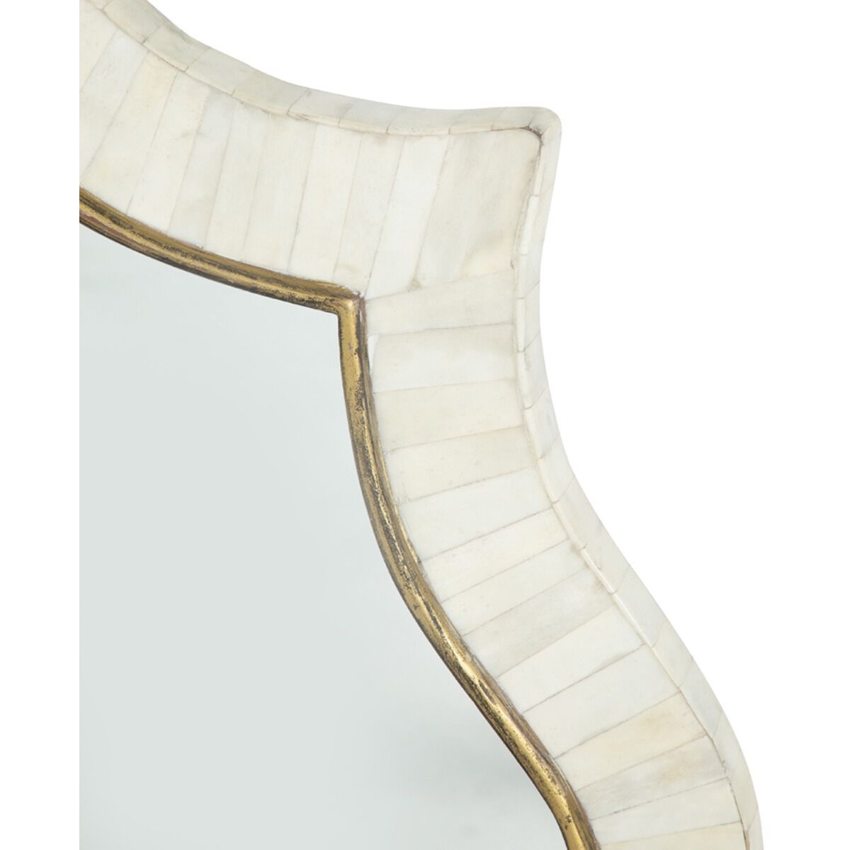 Laurette 34 X 34 inch White & Ivory Mirror