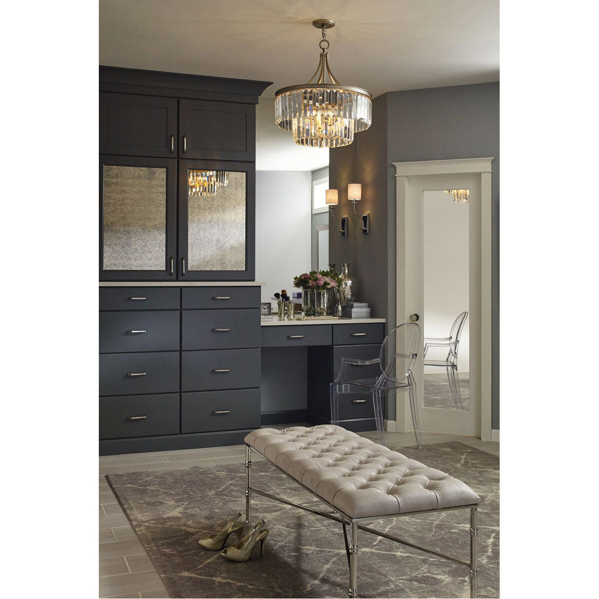 Bonita 1 Light 5 inch Polished Chrome Wall Sconce Wall Light, Design Series