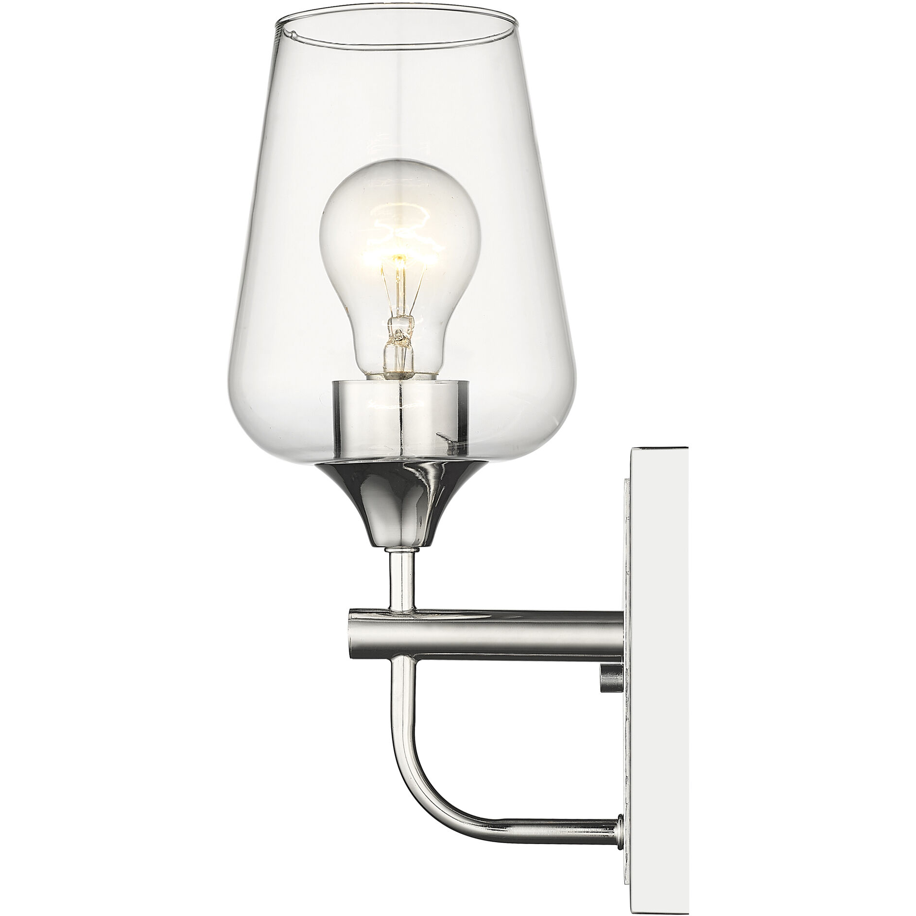 Gladys 1 Light 5 inch Polished Nickel Vanity Light Wall Light