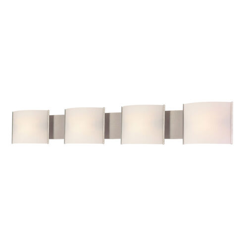 Cicero 4 Light 41 inch Stainless Steel Vanity Light Wall Light