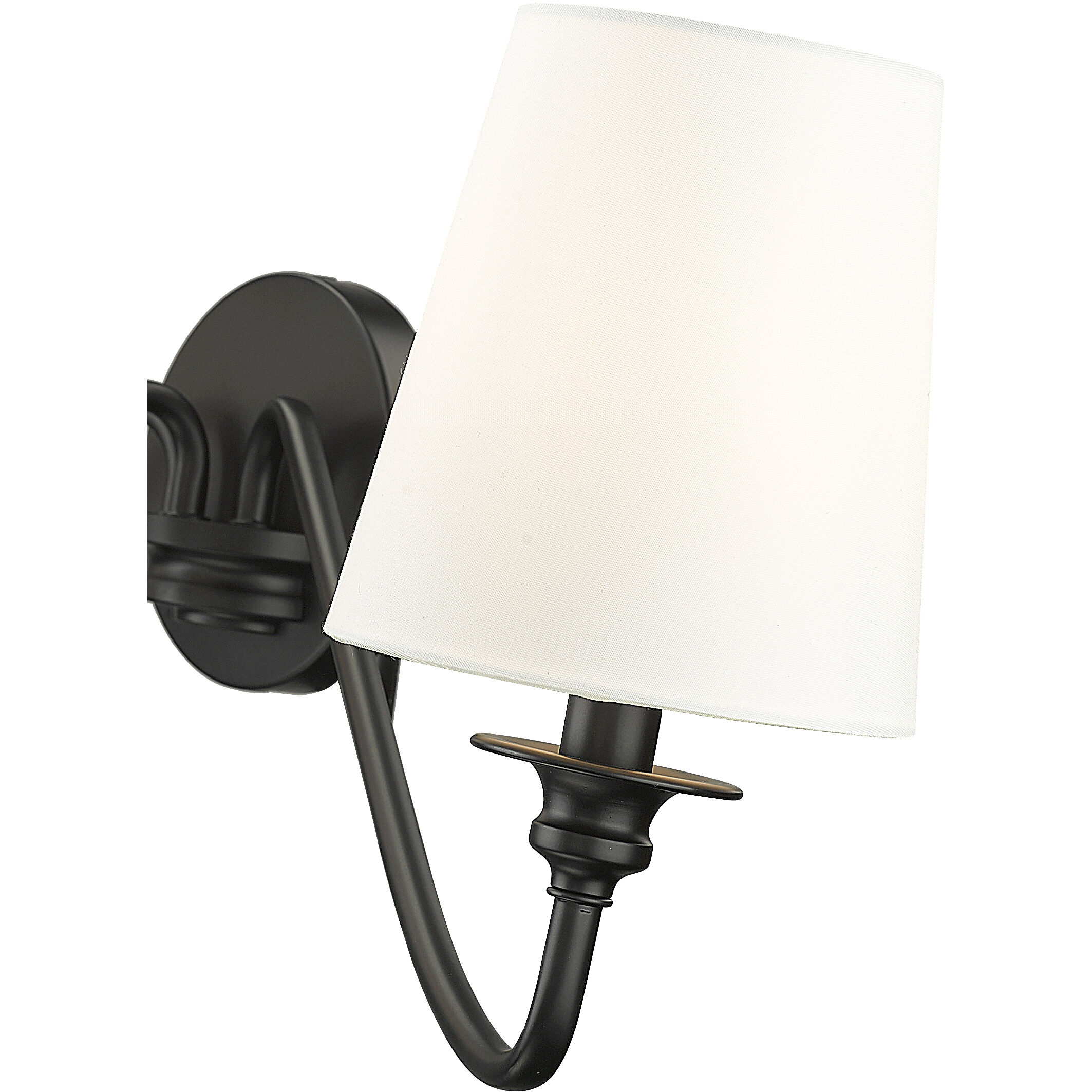 Gianna 3 Light 32 inch Matte Black Wall Sconce Wall Light