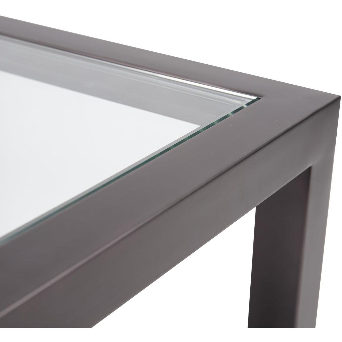 Dumas 23.75 X 22 inch Nickel Side Table