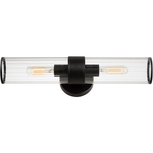 Crosby 2 Light 5 inch Black Wall Sconce Wall Light