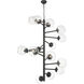 Millikan 15 Light 38.75 inch Coal Black Pendant Ceiling Light