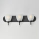 Axis 3 Light 24 inch Black Bath Vanity Wall Light