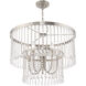 Elizabeth 5 Light 24 inch Brushed Nickel Pendant Chandelier Ceiling Light