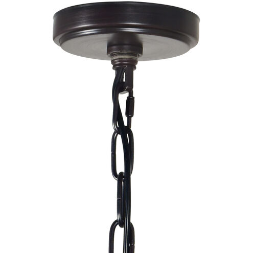 Desire 3 Light 9 inch Oil Rubbed Bronze Drum Shade Mini Pendant Ceiling Light