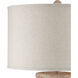Pompeii 36.75 inch 150 watt Brownish Gray Table Lamp Portable Light