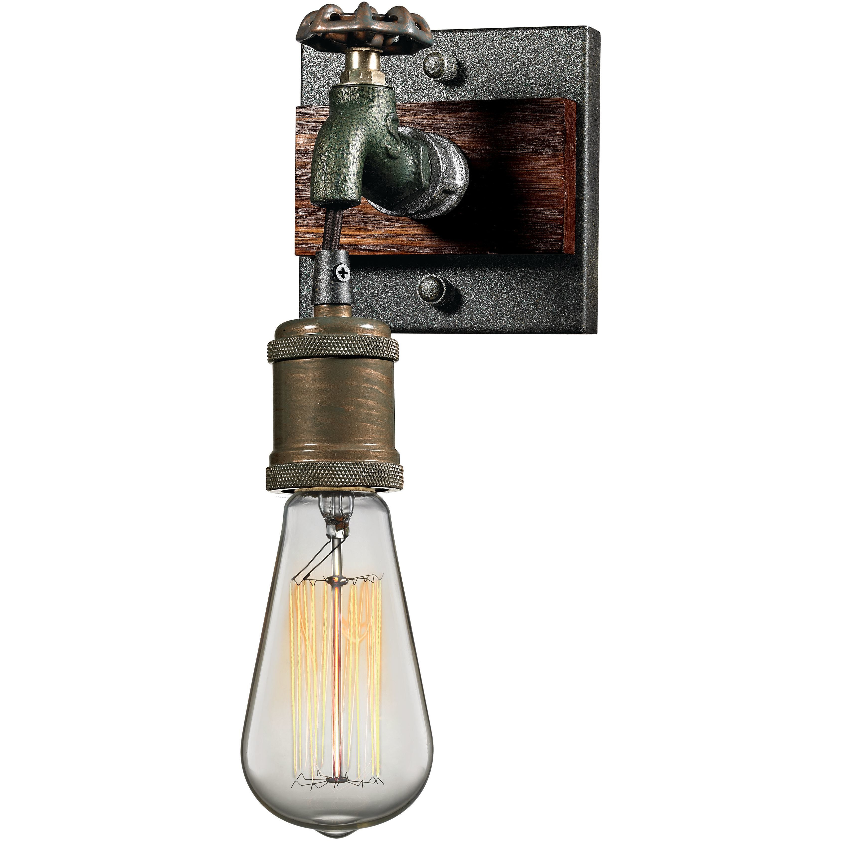 Jonas 1 Light 5 inch Multi Tone Weathered Sconce Wall Light