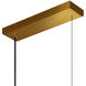 Moon 54 inch Brass Chandelier Ceiling Light