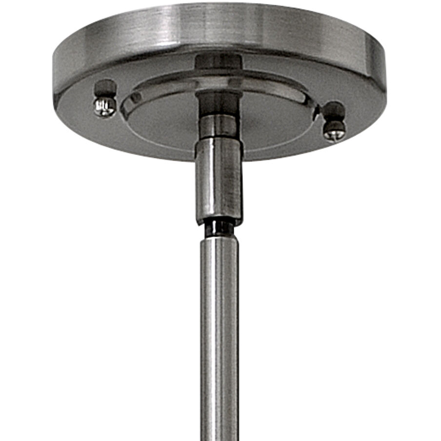 Amelia 1 Light 12.75 inch Aged Zinc with Antique Nickel Indoor Mini Pendant Ceiling Light