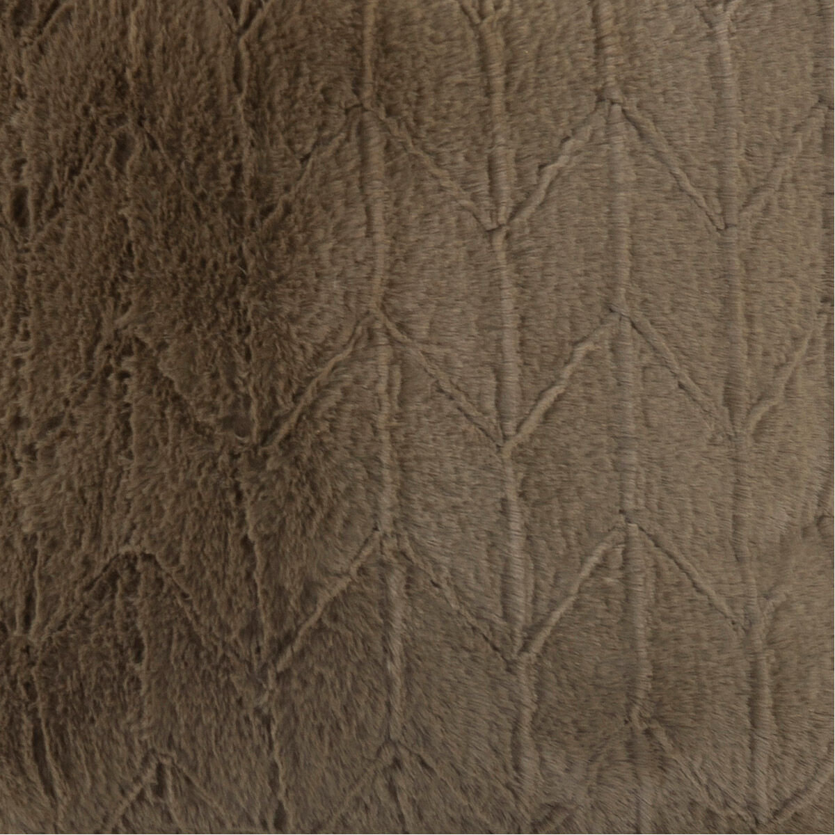 Puff Angora Moss Scroll Chair with Cover