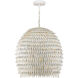 Overlay 3 Light 24 inch White Pendant Ceiling Light, Large