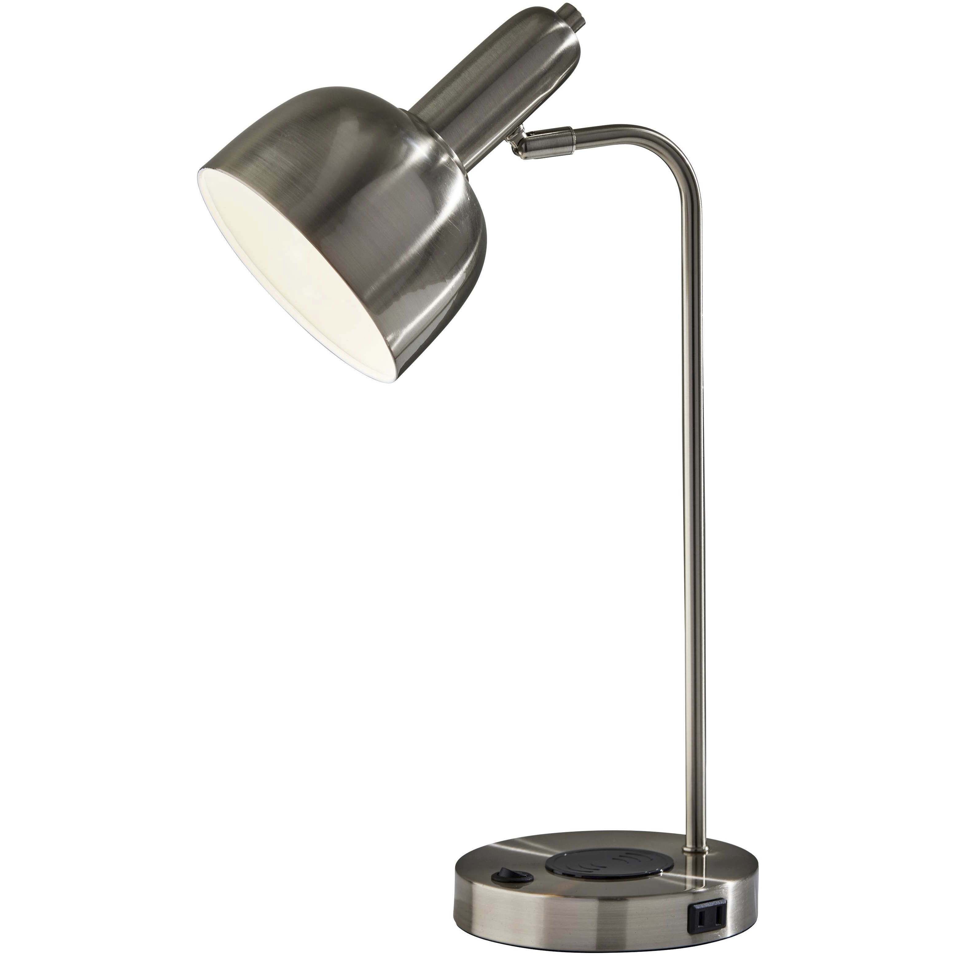 Rico 19 inch 60.00 watt Brushed steel Supercharger Desk Lamp Portable Light