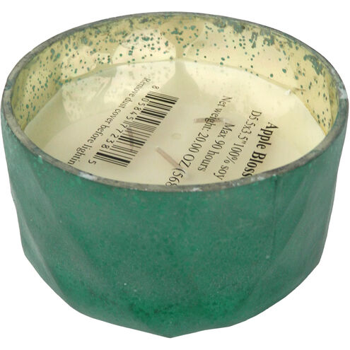 Geometric 5.3 X 3.5 inch Candle in Blue