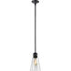 Zigrina 1 Light 7.13 inch Satin Brushed Black Pendant Ceiling Light