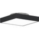 Jazz LED 12 inch Black Flush Mount Ceiling Light
