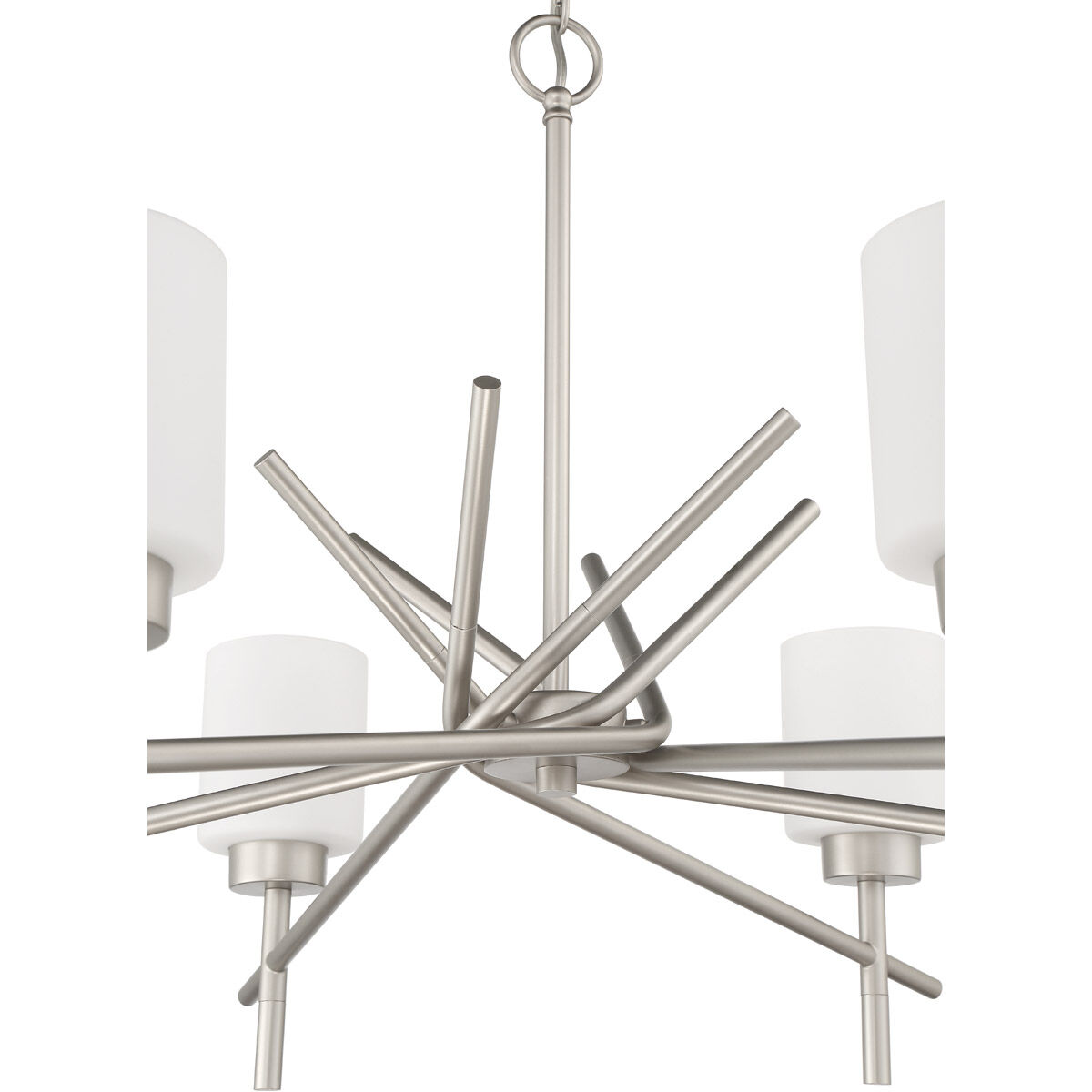 Cadence 6 Light 31.75 inch Satin Nickel Chandelier Ceiling Light