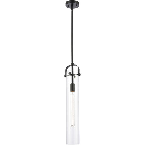 Restoration Pilaster 1 Light 5 inch Matte Black Mini Pendant Ceiling Light, Restoration