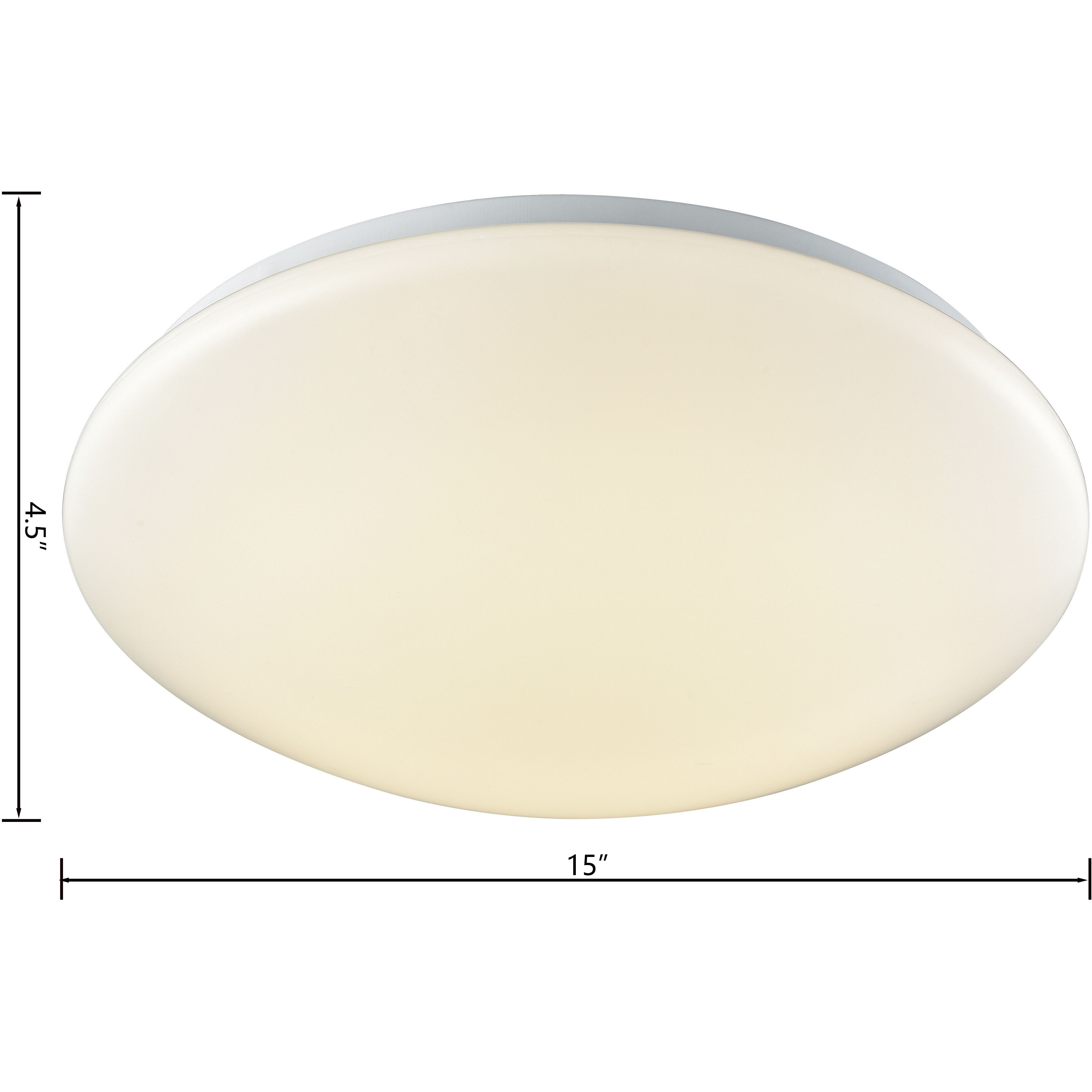 Kalona LED 15 inch White Flush Mount Ceiling Light
