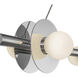 Elixir Linear Pendant Ceiling Light in Chrome