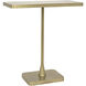Hild 25 X 24.5 inch Antique Brass Side Table