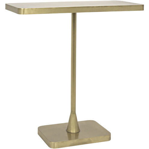 Hild 25 X 24.5 inch Antique Brass Side Table