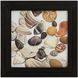 Seashore Beige with Gloss Black Framed Wall Art
