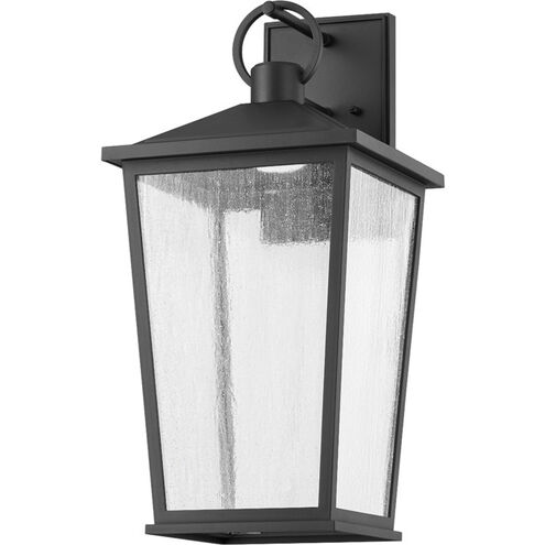 Soren 1 Light 26.5 inch Textured Black Outdoor Wall Sconce