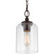 Sean Lavin Hounslow 1 Light 6.5 inch Oil Rubbed Bronze Mini-Pendant Ceiling Light in Clear Glass