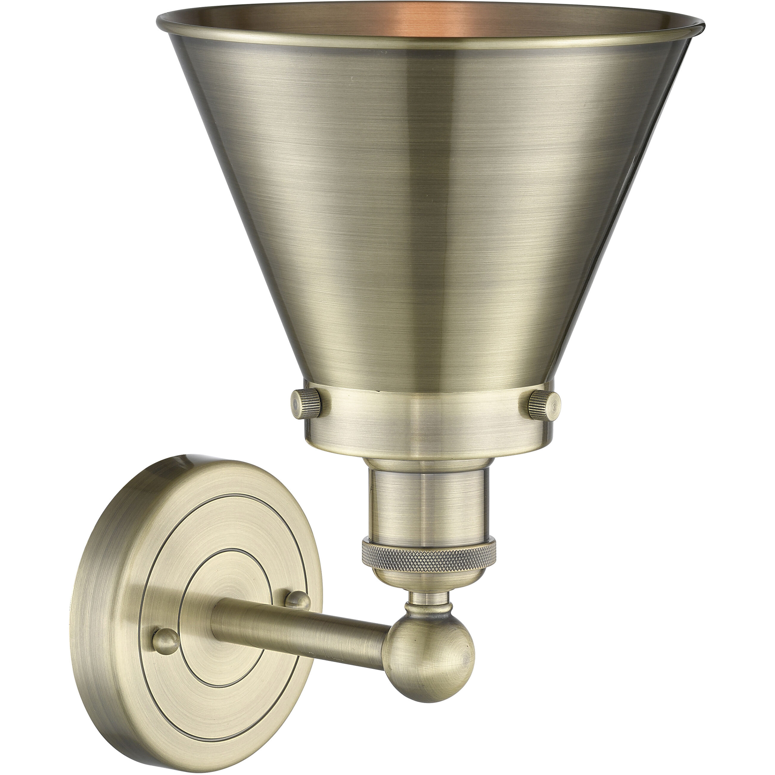 Appalachian 1 Light 8 inch Antique Brass Sconce Wall Light