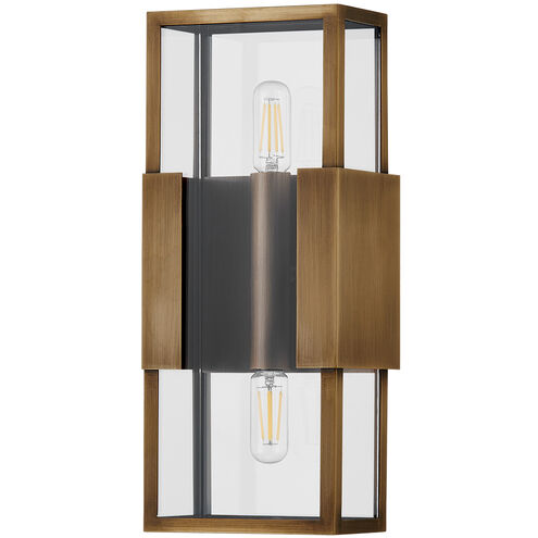 Santa Clara 2 Light 5.5 inch Patina Brass ADA Wall Sconce Wall Light