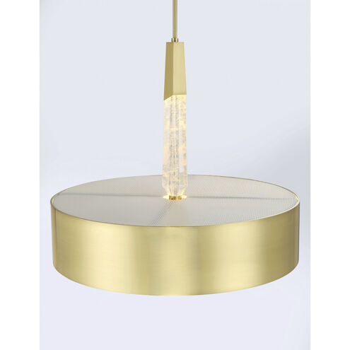 Drifting Droplets LED Vintage Brass Pendant Ceiling Light