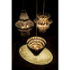 Domo 8 Light 22.5 inch Antique Brass Chandelier Ceiling Light