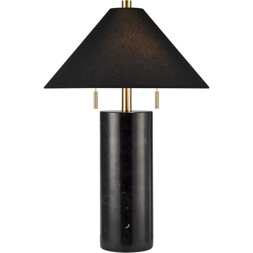Blythe 26 inch 60 watt Black Table Lamp Portable Light