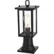 Venango 1 Light 16 inch Black Outdoor Post Light