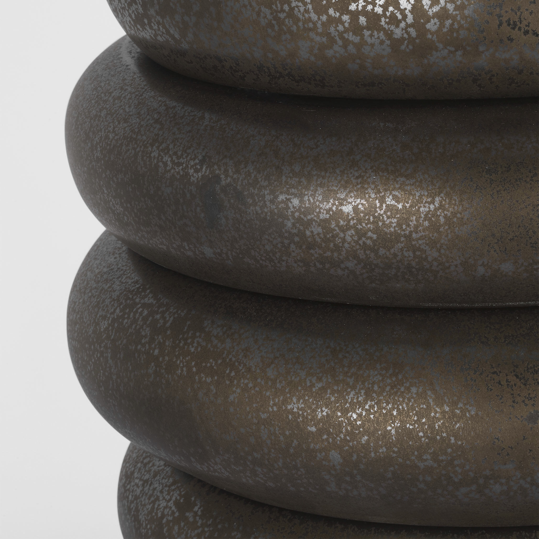 Kelly Wearstler Phoebe 35.5 inch 15.00 watt Crystal Bronze Stacked Table Lamp Portable Light, Extra Large