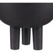 Booth 10.25 X 8 inch Vase in Black