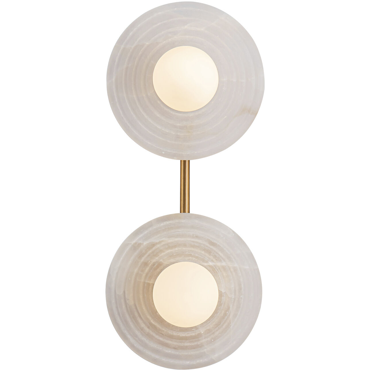 Dahlia Wall/Vanity Light Wall Light in Vintage Brass