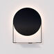 Cassiopea Black LED Mirror
