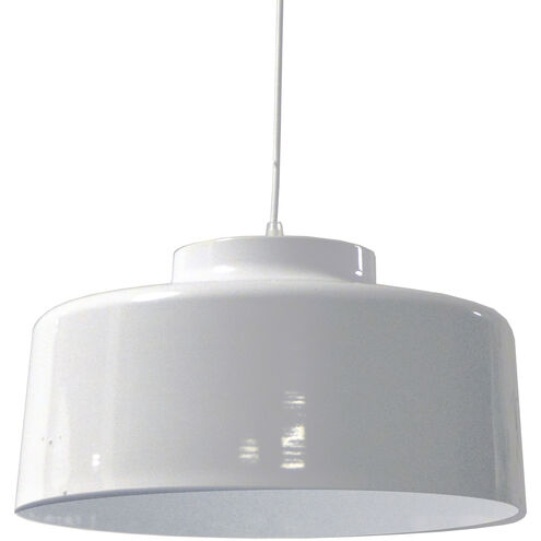 Kup 1 Light 19.75 inch White Pendant Ceiling Light