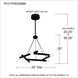 Cyprus LED 25 inch Matte Black Chandelier Ceiling Light