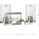 Lassiter 2 Light 16 inch Brushed Nickel Bath Vanity Wall Light