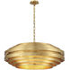 Belmont 8 Light 31.88 inch Gold Leaf Pendant Ceiling Light