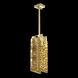 Terra LED 7.75 inch Gold Pendant Ceiling Light in Gold Studio Glass